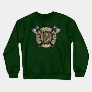 Fenrir Viking Shield (Full Color) Crewneck Sweatshirt